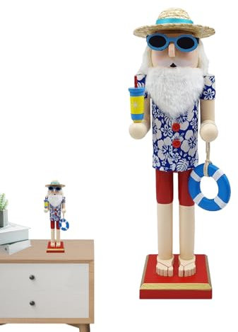 Ornement Casse-Noisette - Décoration de Noël, Sculpture classique | Artisanat décoratif avec personnages, figurine intérieure en bois peinte pour orner les arbres, les salles ou les entrées pendant la