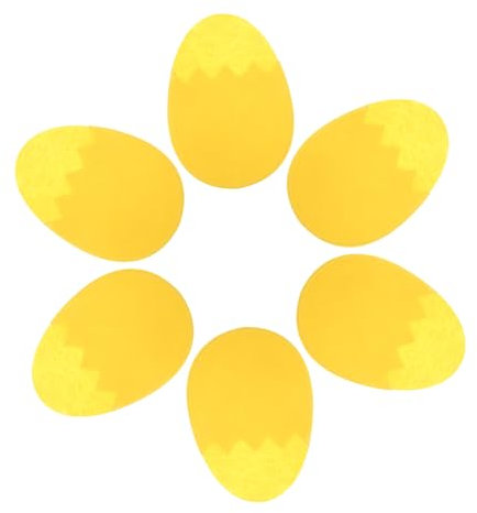 OUNONA 6piezas Soporte De Fieltro De Pascua Para Cubiertos De Huevo De Pascua Organizador De Utensilios Decoración De Mesa