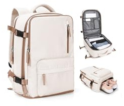 SZLX Zaino Ryanair 40x30x20 Borse da Cabina per Wizz Air 40x30x20 Bagaglio a Mano Donna Easyjet Zaini Casual per Laptop da 14 Pollici Borsa da Viaggio Uomo con Porta Scarpe