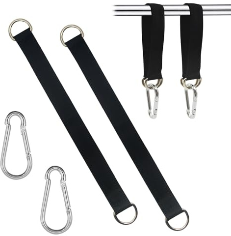 Stankey Up 2 Stück Swing Hanging Kit Hängematte, Schaukelhaken Kit, Boxsack aufhängung, Hängematten Befestigung Baumschaukelgurte Hängeset für Schaukel Hängematten
