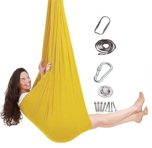 Hängematten für drinnen und draußen, Aerial-Yoga-Schaukeln, komplett mit sämtlichem Zubehör