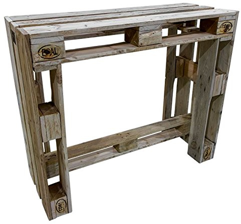 Schroth Home Pali Biertisch Vintage 124 x 47 x 105 cm – Biertisch aus Holz – Festzelttisch im Vintage Look – robust massiv pflegeleicht