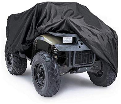 UCARE ATV skydd vattentät fyrhjuling ATV 4-hjuling skydd alla väder utomhus UV-skydd offroad fordonsskydd svart (L 78 x 37 x 41 tum)
