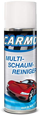 CARMO 1x Multi-Schaum Reiniger | Universalreiniger | Aktiv Schaum Reiniger | Helmreiniger | Glasreiniger | 400 ml