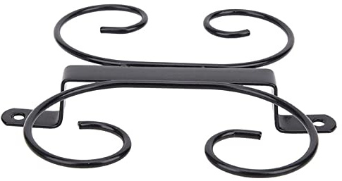 Agatige Porta calici da Appendere, Unità Sospesa per Bicchieri da Cucina con 4 Ganci per Esporre e Conservare Coppe di Vino da Cucina - Nero, 17x18 cm