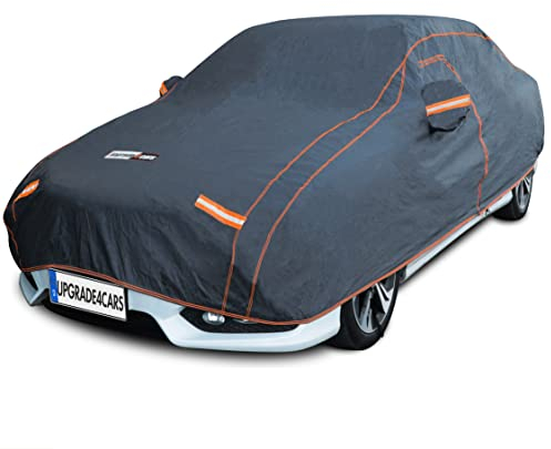 Upgrade4cars Outdoor Car Cover waterproof & breathable | Universal Full Garage for all Seasons | Suv - M (170 * 73 * 57 inch)