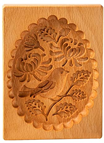 Stampo in legno per biscotti a forma di luna, per biscotti fai da te, torte di zenzero