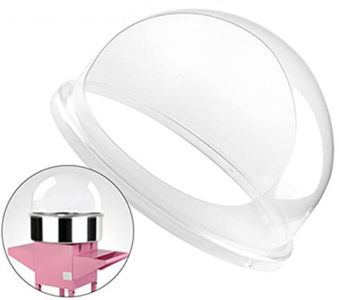 KELUNIS Clear Cotton Candy Machine Coverbubble Shieldplastic Dome Bubble Cover Lid for 20.5 Inch Commercial Floss Maker