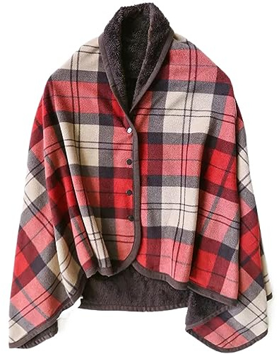 Cozyan Poncho Mantella da Donna Invernale Poncho Donna Caldo Poncho Avvolgente da Donna Maglia Aperta Davanti Leggere Lavorato a Maglia Chiusure Eleganti