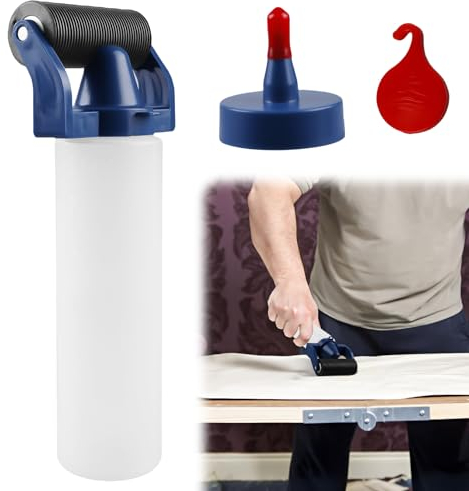Leimwalzen-Applikatorflasche, Holzleim Leimflasche Set, Kit Zum Auftragen von Holzleim, Universeller Leimroller-Flaschenapplikator, Präzise Leimbeschichtung für die Holzbearbeitung
