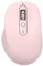 INFINMIND Ratón inalámbrico, Multi-Dispositivo Bluetooth, Receptor USB 2.4G y Doble Bluetooth, Rueda de Desplazamiento 4 direcciones silencioso para computadora, portátil, PC, MacBook, iPad(Rosa