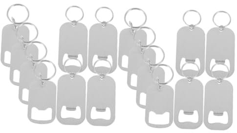 Cabilock 2 Juegos Llavero Abrebotellas Destapador De Cerveza Abrebotellas Cerveza Abridor De Botellas De Vino Abridor De Vino Eléctrico Equipo Abridor De Botella De Cerveza Silver 8 Uds * 2