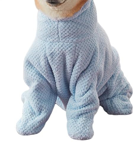 Schnell trocknender Hunde-Bademantel, Größe S/M/L/XL, weich, gemütlich, für kleine oder mittelgroße Hunde