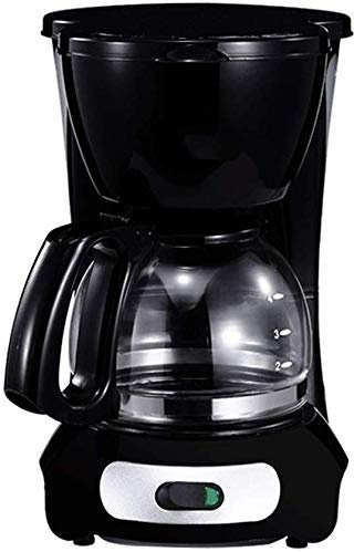 Machine à Café Machine à Café, Filtre à Café Machine à Café en Acier Inoxydable Noir Et Brossé, Machine à Café Filtre avec Cruche Isolée, Sélecteur D'Arôme, Noir, Intéressant, HUANGHAIQIU