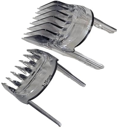 Kompatibel Mit Philips, HC5610 HC5630 HC5632 HC5690 HC5691 HC7650 (3–15 Mm, 16–28 Mm) Kamm, Haarschneider, Haarschneidekamm, Ersatz For Den Elektrischen Rasierkopf(2pcs)