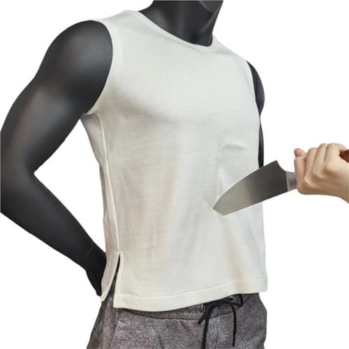 BAFEIYA Gilet Pare-Coups Discret, léger et Souple, Niveau 5, équipement de Protection de Survie for l'autodéfense(2XL)