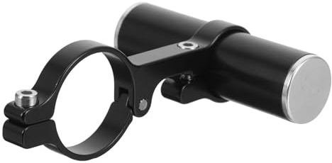 YARNOW Extensión de Manillar de Bicicleta de Metal, Soporte Profesional para Luces y Velocímetro, Compatible Bicicletas de Montaña y Estacionarias