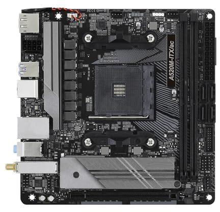 schede madri Fit For ASRock A520 Mini-ITX A520M-ITX/presa AC AM4 64GB DDR4 NVMe SSD M.2 Supporto 5800 3400G 3200 3600 5600 3900 CPU