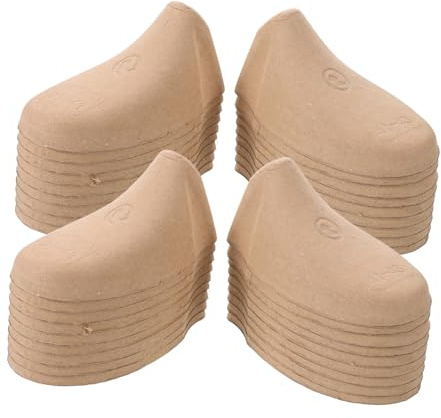 Abaodam Inserto per Scarpe in Polpa di Cellulosa 50 Paia Eu 41-43, Tendiscarpe Uomo per Lavanderia Commerciale, Modellatore per Scarpe da Ginnastica e Stivaletti, Prevenzione Deformazioni