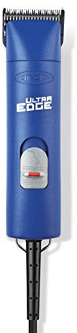 Andis – 23275, Ultra Edge Detachable Blade Clipper - Super 2-Speed Rotary Motor with Minimal Noise, 3400-4400 Strokes per Minute, Includes 14-Inch Heavy-Duty Cord – for Dogs, Coats & Breeds, Blue