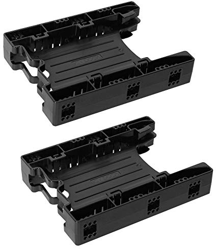 ICY DOCK 2 pieces mounting frame for 2 x 2.5 inch (6.4 cm) SSDs/HDDs in 1 x 3.5 inch (8.9 cm) EZ-Fit Light MB290SP-B DUAL, black