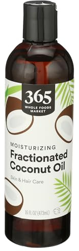 365 by Whole Foods Market, Moisturizing Fractionated Coconut Oil, Skin & Hair Care, 16 Fl Oz