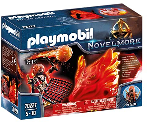 PLAYMOBIL Novelmore 70227 Burnham Raiders Feuergeist und die Hüterin des Feuers, Für Kinder von 4-10 Jahren