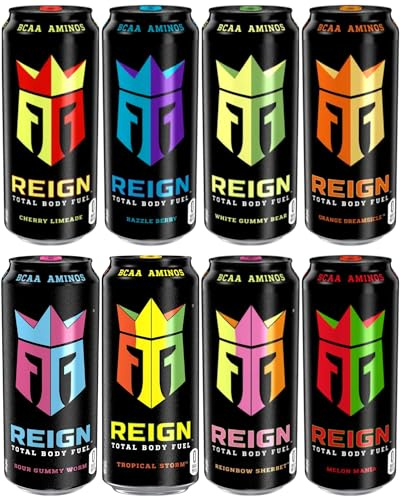 Total Body Fuel, 8 Flavor Variety Pack, Fitness & Performance Drink, 16oz (Pack of 8)