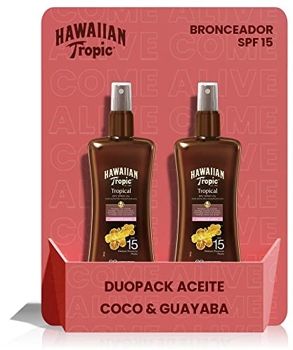 Hawaiian Tropic Protective Dry Oil Spray - Duopack Aceite bronceador - 200 ml - 2 unidades