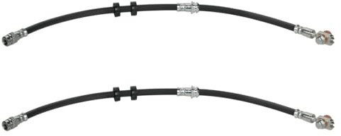 RIDEX Bremsschlauch 83B0885 VORNE beidseitig BREMSSCHLÄUCHE Länge: 522mm mit Hohlschraube
