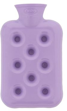 Fashy Mini Wärmflaschen Wabenform, 0,5 L, flieder