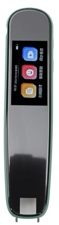 Fockety Pen Scanner, Text to Speech Device for Dyslexia, LCD Touchscreen Digital Highlighter Pen Reader, Exam Reading Pen for Students Language Translator Device Scan to Translate (Green)