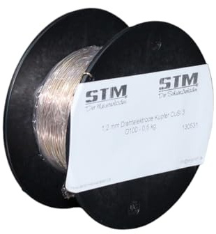 STM Der Meisterladen Schweißdraht CuSi3 1,0mm Kupfer Zink 2.1461 D100 0.5 kg……