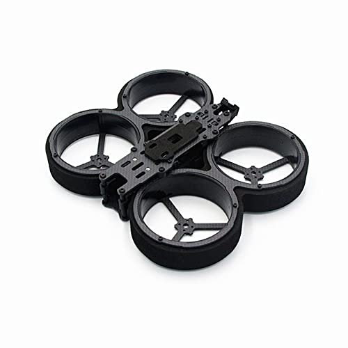 XYWOPO 154mm Radstand 3 Zoll Kanal Rahmen Kit RC FPV Racing Drone RC Quadcopter RC Teile DIY Zubehör Quadrocopter-Rahmenarme (Size : Black)