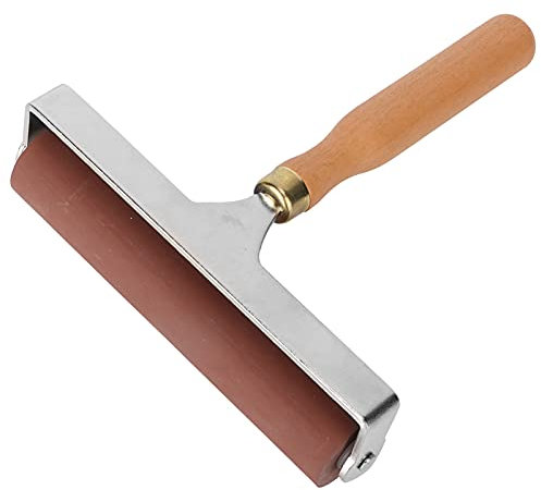 Sonew Brayer Weichgummiwalze, Flexible Druckwalze, Langlebig und Griffig, Ideal für Scrapbooking, Heimwerkerarbeiten, Malerei und Heimdekoration (15cm)