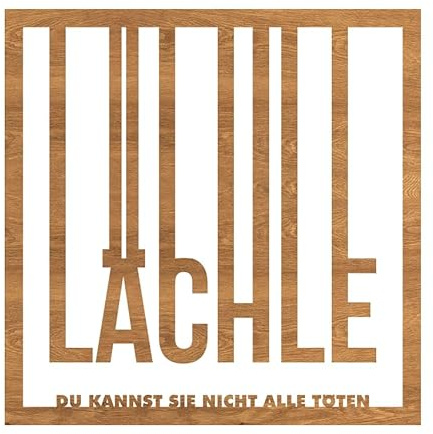 codiarts. Deko-Wandpaneel Holz - Botschaften und Sprüche für ein positives Ambiente | Laser geschnitten (04 Laechele Oak, L+ 8mm)