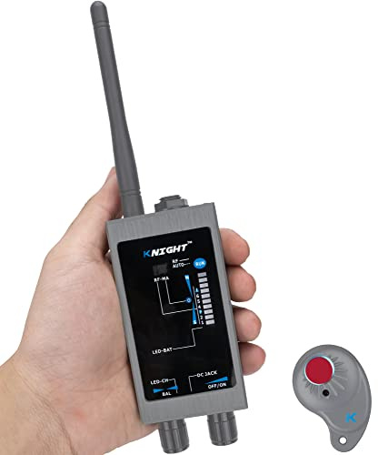 Knight Electronics KT-9000 - Detector de dispositivo oculto de alta calidad - Detector de cámara oculta RF y detector de insectos | Buscador de cámara oculta para rastreo/detección GPS