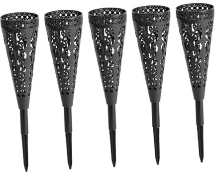 EXAOMBLE 5pezzi Vasi Cone Per Fiori Da Cimitero Di Vasi Resistenti Per Commemorazioni Per Giardini e Aree Verdi Decorazioni Per Luoghi Di Riposo