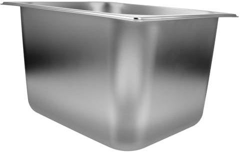 ULTECHNOVO Plat De Service Pour Buffet Acier Inoxydable Conteneur Alimentaire Réutilisable Plateau De Buffet Avec Couvercle Pour Présentation De Nourriture
