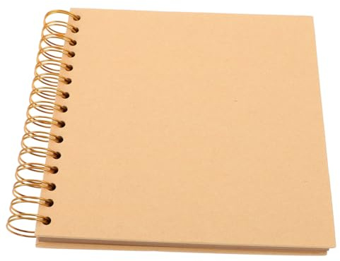 SEWACC Álbum de Fotos DIY Estilo Vintage con Kraft y Páginas para Scrapbook Decorativo y Minimalista para Boda y Recuerdos Casa