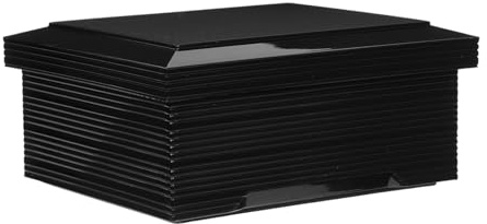 iplusmile Caja Bento Japonesa para Adultos con Diseño Bicolor y Textura Madera Bandeja Sushi Contenedor Reutilizable con Tapa Resistente Fugas para Restaurante y Hogar
