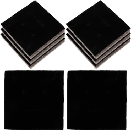 PLAFOPE Inserti per Jewellery Box in Spugna, 20 Pezzi, Slot e Fori Casuali, Organizer Gioielli per Anelli e Orecchini, per Vetrina e Scatola Regalo