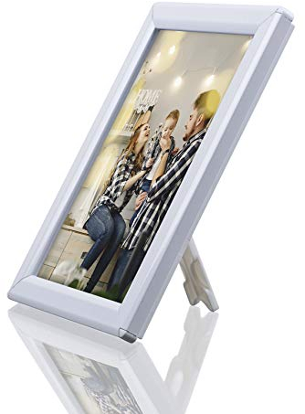 DISPLAY SALES Klapprahmen weiß Opti Frame 14 mm Wechselrahmen Plakatrahmen Posterrahmen (DIN A5)