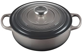 Le Creuset Emaillierter Gusseisensauteuse-Backofen, 3,5 qt, auster