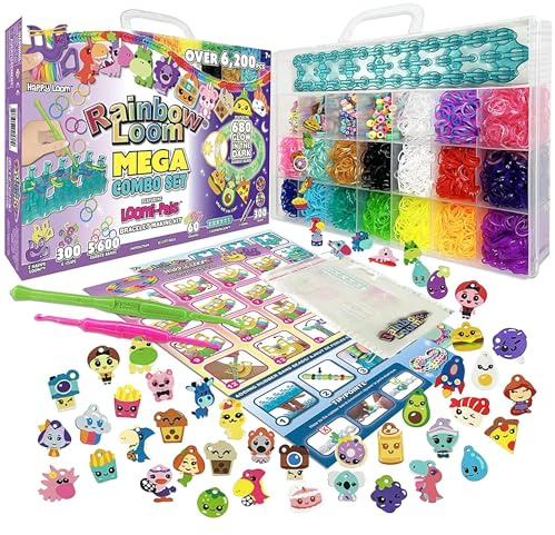 Rainbow Loom Loomi-Pals Mega-Kombi-Set, leuchtet im Dunkeln, für Jungen und Mädchen ab 7 Jahren