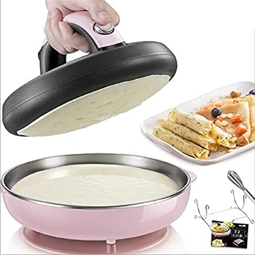 GASKER Crepiera elettrica Portatile, crepiera Griddle Pan Crepiera Portatile Crepe Maker Cordless con Rivestimento Antiaderente Mini Pancake Macchina Casa teglia elettrica