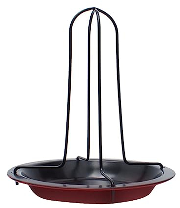 Anneome Tragbarer Hähnchenbräter Für Grill Und Camping Vertikales Grillgestell Aus Kohlenstoffstahl Abnehmbarer Hähnchenhalter 19 Stück 17cm Antihaftbeschichtet Für Outdoor