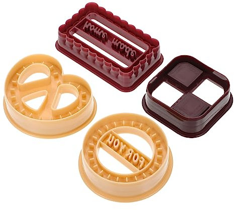 BESTonZON 2sets Stampo Per Fondente in Plastica Antiaderente Di Stampi Per Biscotti Fai Da Te Per Torte e Dolci Creativi