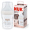 NUK Perfect Match Baby Bottle | 0+ Months | Adapts to Baby's Palate | Temperature Control | Anti Colic Vent | 150 ml | BPA-Free | Small Silicone Teat | Rainbow