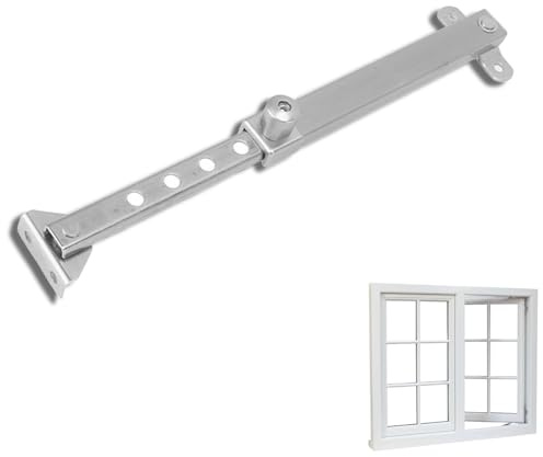 HERCHR Fermaporte per finestre a Battente da 175 mm, Regolatore per finestre a Battente in Acciaio Inossidabile per impieghi gravosi, Regolabile(#2)